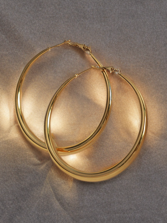 14k gold hoops