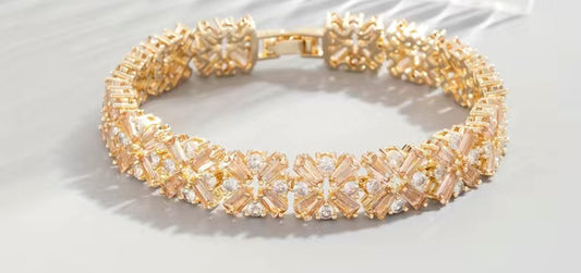 Champagne Gemstone Bracelet