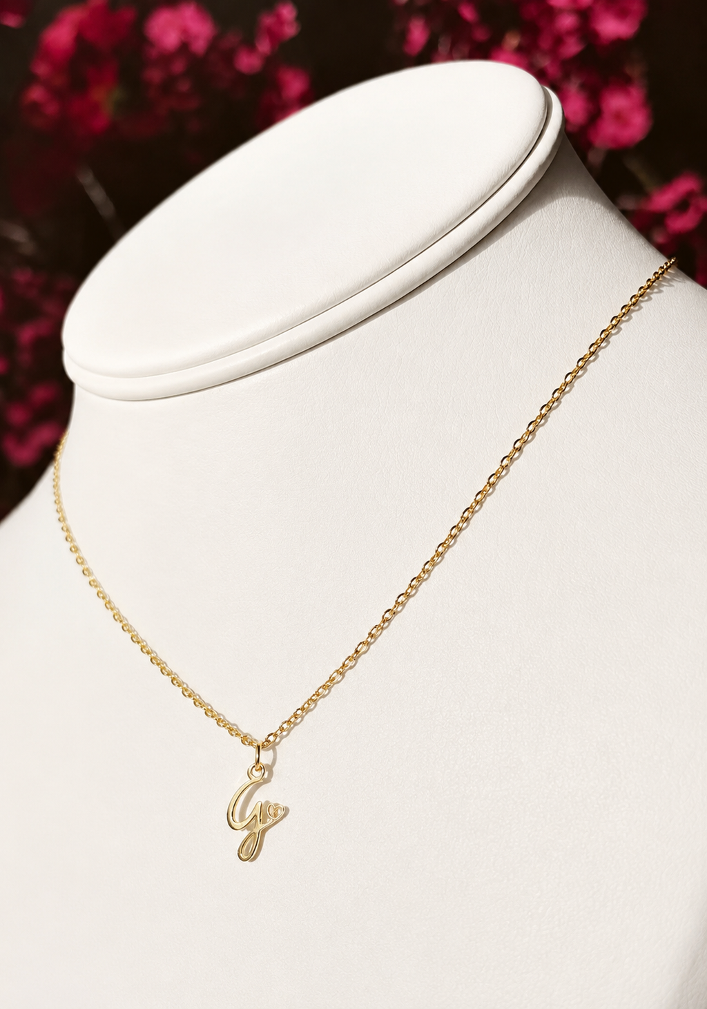 Gilded Initial Necklace