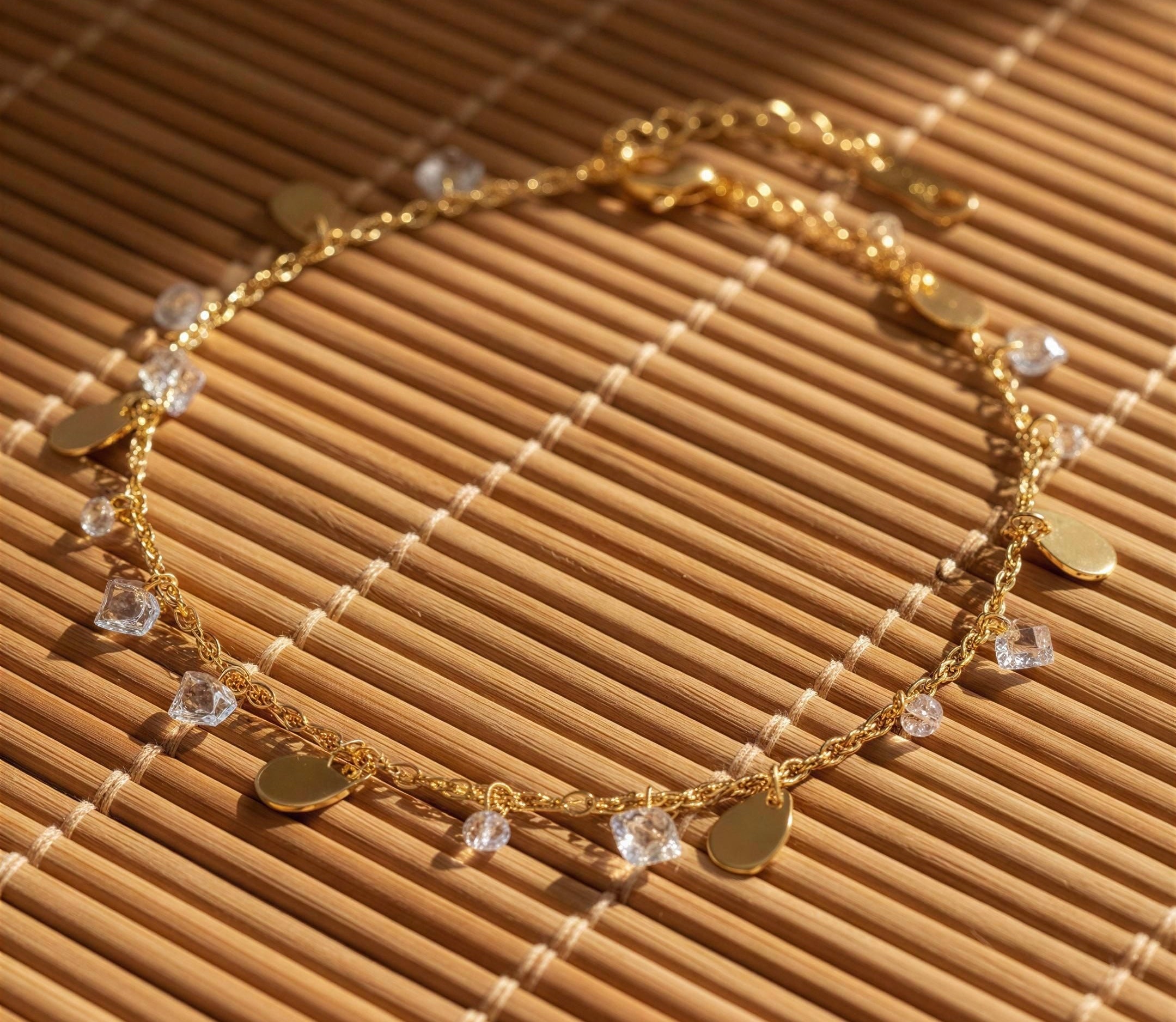 Golden Drop Anklet