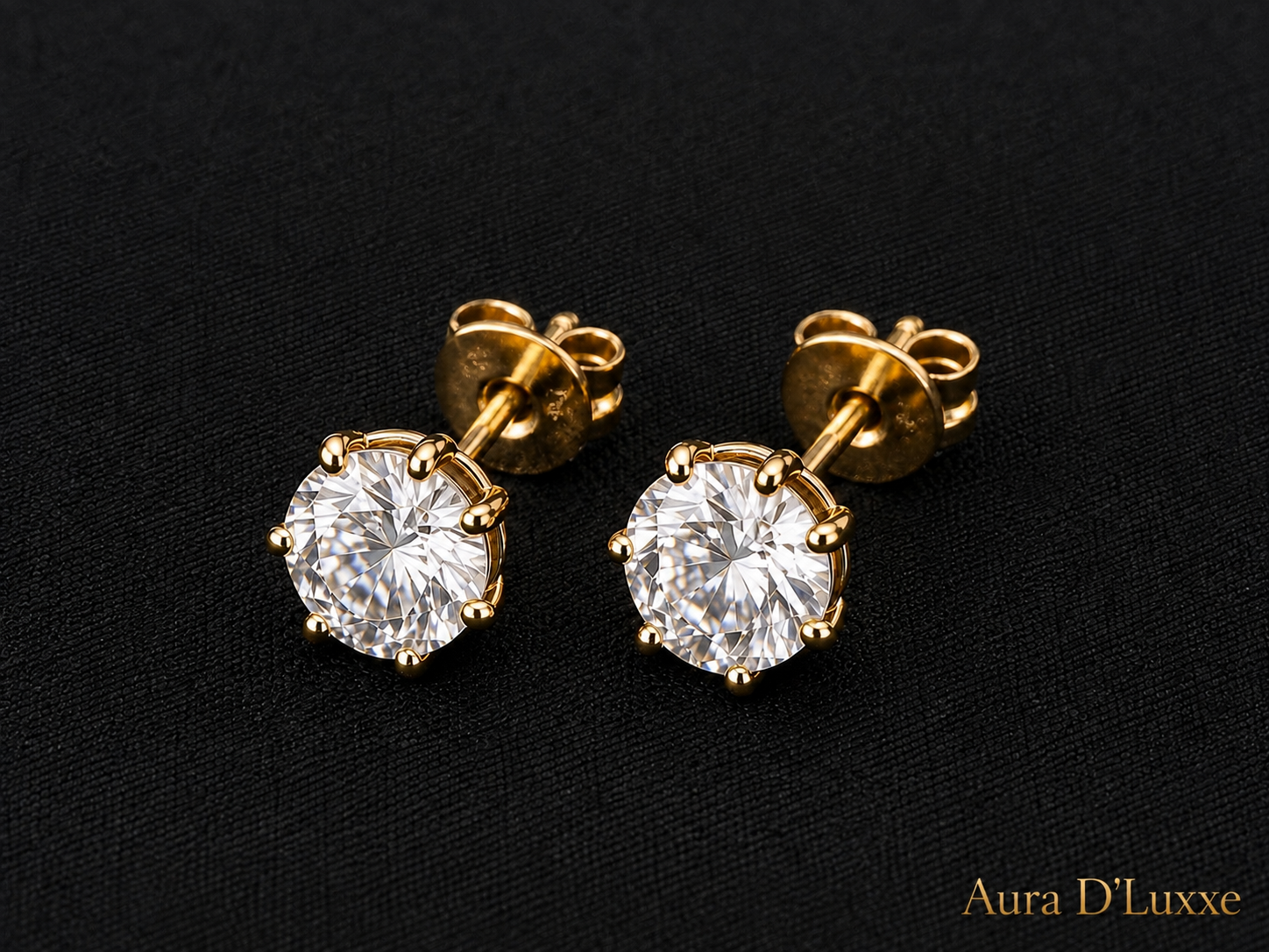 Lumière Moissanite Studs